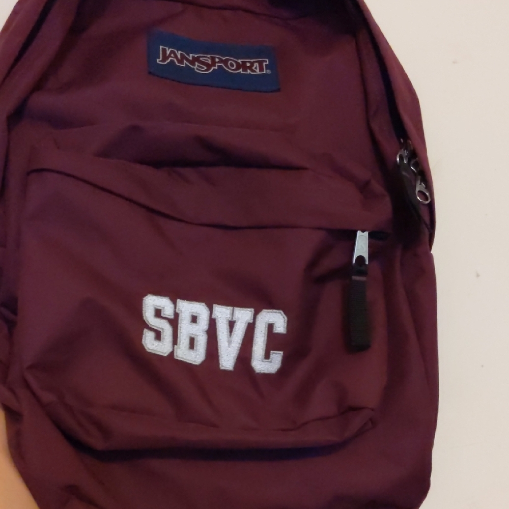 Maroon Burgundy Jansport Backpack